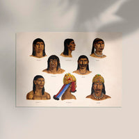 Chart Indigenous Poster – Vintage Fine Art Print | Ethno-Ästhetik | A3–A0 — Ansicht 2