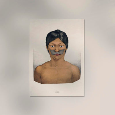Indigenous Iuri Anthropology Poster – Vintage-Print Fine Art | Patroa Studio