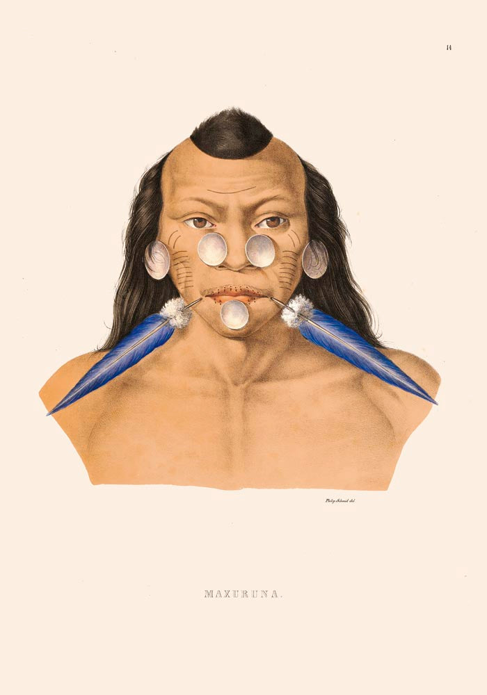 Maraxuna-Stamm Vintage Anthropologie Poster – Indigenes Kulturerbe — Ansicht 3
