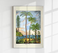 Areca Sapida Beach Scene Vintage Poster – Fine Art Print UV-resistent — Ansicht 1