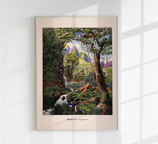 Morenia Poppigian – Jungle Scene Poster | Vintage Wall Art | Handmade in Berlin