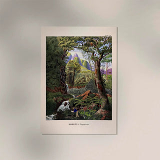Morenia Poppigian – Jungle Scene Poster | Vintage-Wandkunst | Handgefertigt in Berlin