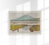 Mount Fuji by Ogawa Kazumasa – Japanese Photography Hand-coloured Print Fine Art Poster — Ansicht 1