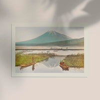 Mount Fuji by Ogawa Kazumasa – Japanese Photography Hand-coloured Print Fine Art Poster — Ansicht 2