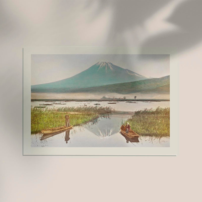 Mount Fuji by Ogawa Kazumasa – Japanese Photography Hand-coloured Print Fine Art Poster — Ansicht 2