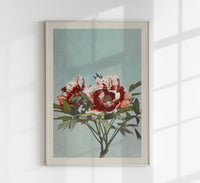 Tree Red Peony by Ogawa Kazumasa – Fine Art Print UV-resistant Japanese Photo Art — Ansicht 1