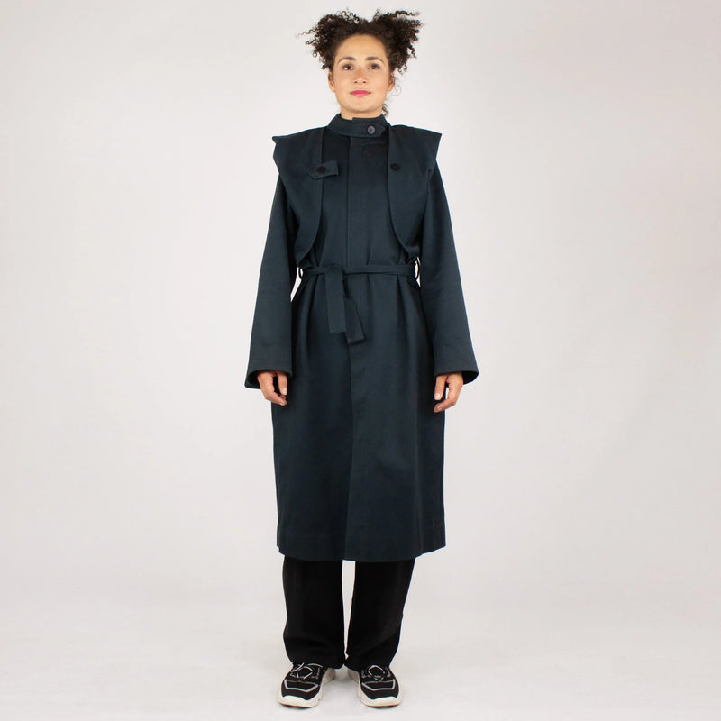 ANSELM Organic Cotton Trench Coat – Handcrafted in Berlin — Ansicht 5