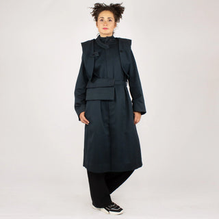 ANSELM Trenchcoat | Moderner Military-Stil | Biobaumwolle