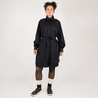 NOBUO Dark shirt blouse | Minimalist elegance with a modern twist