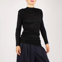 Shirt SOULAGE – Minimalist Tencel Longline Shirt — Ansicht 1