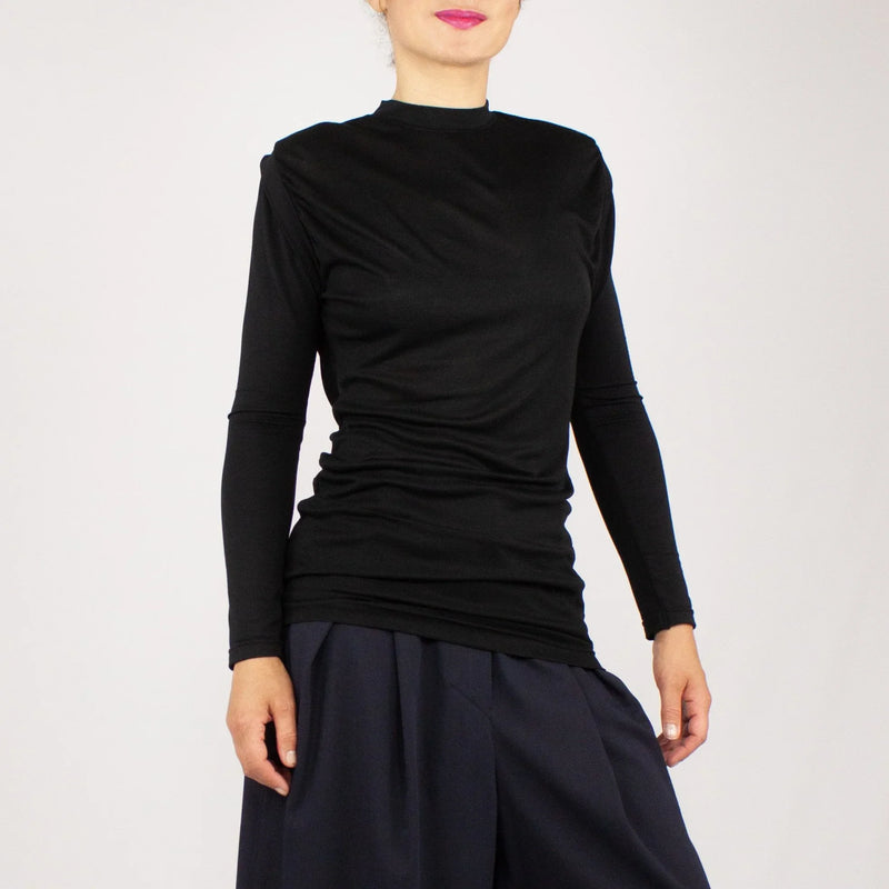 Shirt SOULAGE – Minimalist Tencel Longline Shirt — KEIJN