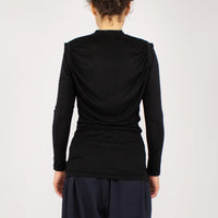 Shirt SOULAGE – Minimalist Tencel Longline Shirt — Ansicht 5