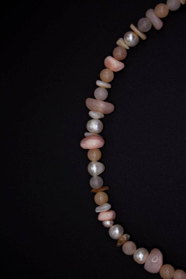 Coralie Pearl Necklace – Natural & Freshwater Pearls | Handmade | Individually Customizable