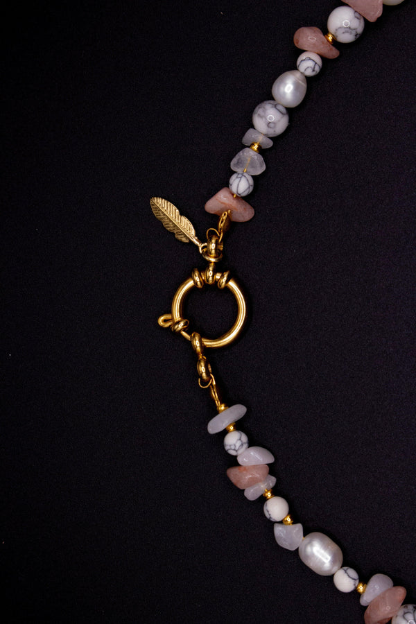 Amira Pearl Necklace - Natural, Miyuki & Freshwater Pearls | Handmade