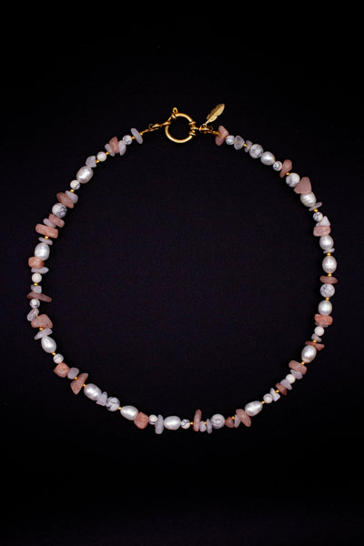 Amira Pearl Necklace - Natural, Miyuki & Freshwater Pearls | Handmade
