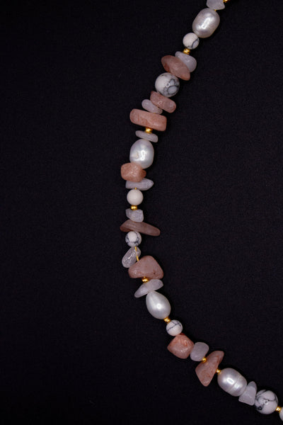 Amira Pearl Necklace - Natural, Miyuki & Freshwater Pearls | Handmade