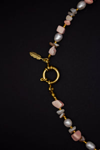 Pink Pearl Necklace – Natural, Miyuki & Freshwater Pearls | Handmade | Adjustable — Ansicht 2