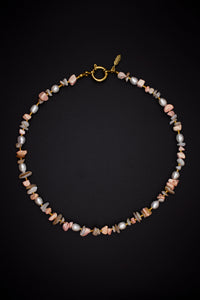 Pink Pearl Necklace – Natural, Miyuki & Freshwater Pearls | Handmade | Adjustable — Ansicht 3