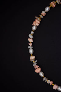 Pink Pearl Necklace – Natural, Miyuki & Freshwater Pearls | Handmade | Adjustable — Ansicht 1
