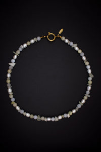 Tilda Pearl Necklace – Natural & Freshwater Pearls, Handmade — Ansicht 9