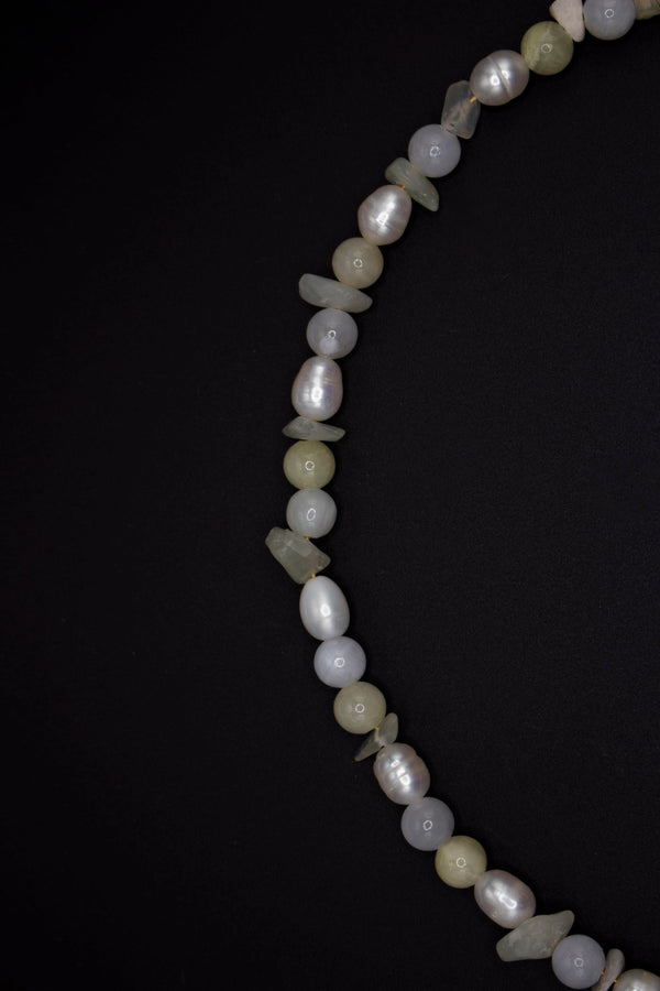Tilda Pearl Necklace – Natural & Freshwater Pearls, Handmade