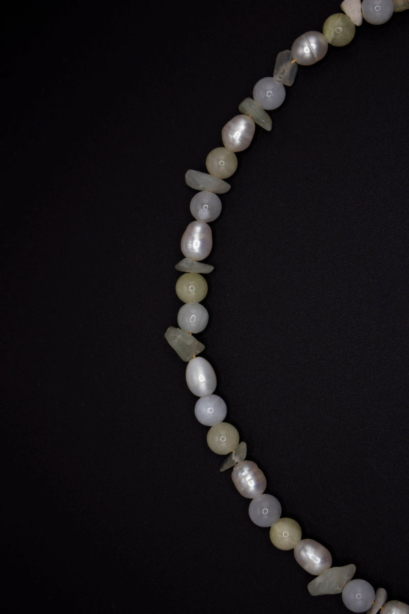 Tilda Pearl Necklace – Natural & Freshwater Pearls, Handmade — Ansicht 8