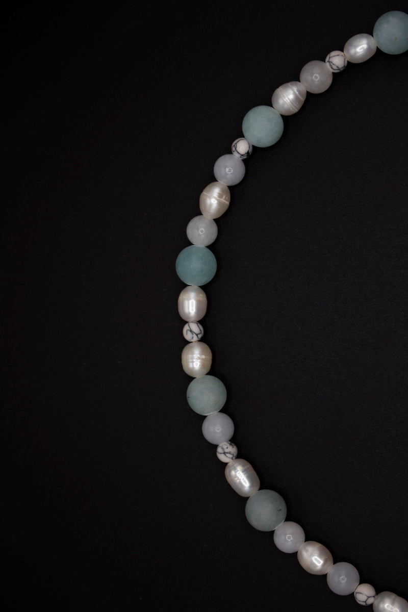 Dolphin Pearl Necklace – Freshwater Pearls Handmade, Customizable — Ansicht 3