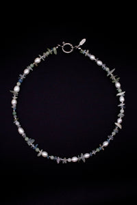 Aurelia Pearl Necklace – Natural Pearls, Miyuki & Freshwater Pearls, Handmade — Ansicht 2