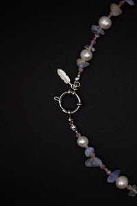 Violet Pearl Necklace – Handmade Freshwater & Natural Pearls — Ansicht 2