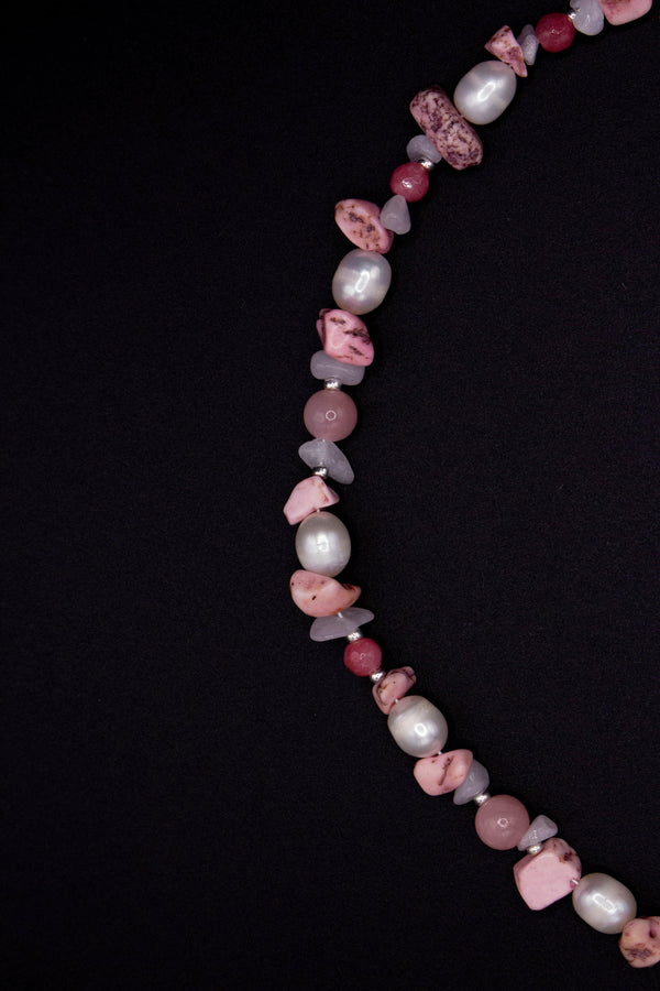 Ava Pearl Necklace – Natural & Freshwater Pearls | Handmade | Individually Customizable