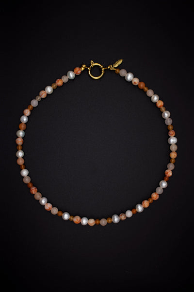 Lune Pearl Necklace – Natural & Freshwater Pearls | Handmade | Customizable