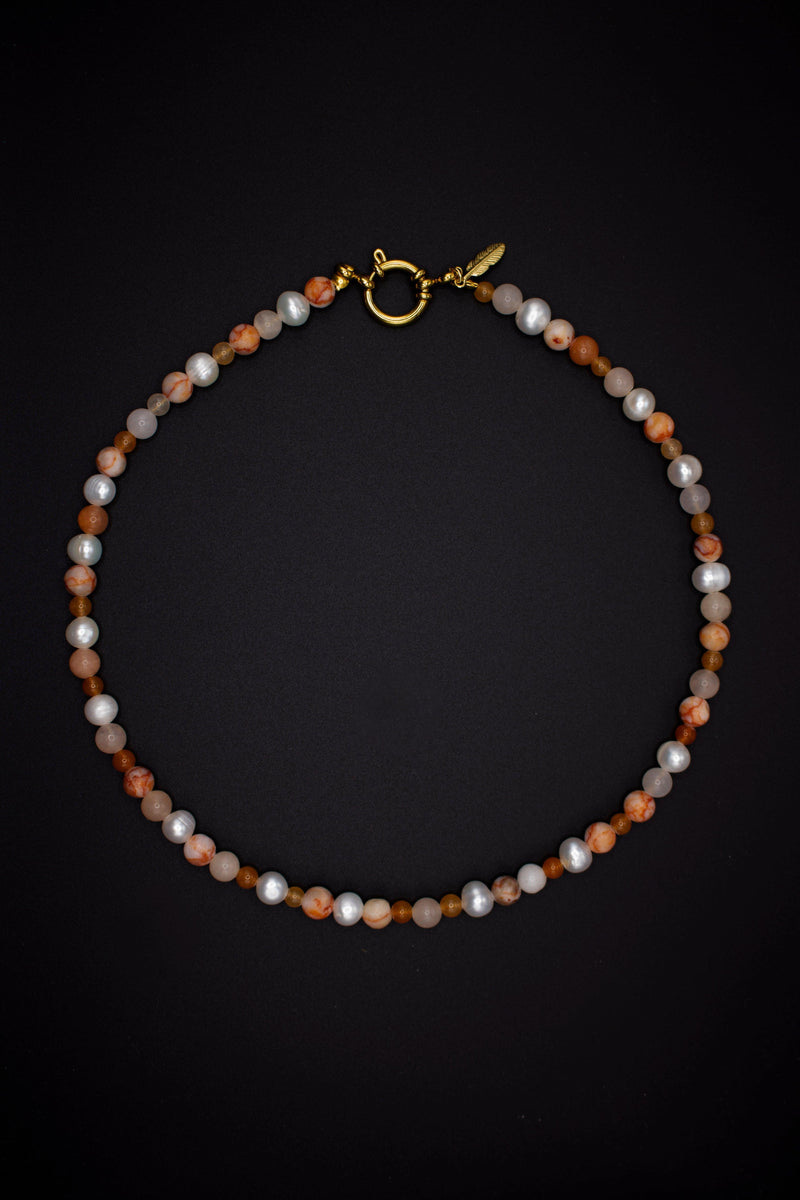 Lune Pearl Necklace – Natural & Freshwater Pearls | Handmade | Customizable — Ansicht 3