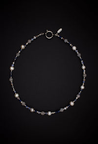 Bella Pearl Necklace – Natural Pearls & Miyuki | Stainless Steel Clasp — Ansicht 2