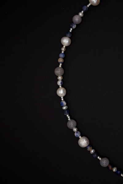 Bella Pearl Necklace – Natural Pearls & Miyuki | Stainless Steel Clasp