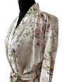 Kimono Monet Green – 100% Tencel Satin, nachhaltig & bügelleicht, Made in Austria