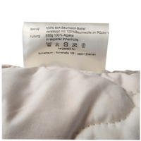 Rabens organic 2er Set Alpaka Bio Kopfkissen mit separatem Innenbeutel — Ansicht 5