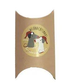 Organic Cotton Rattle "Christmas Mouse" – 100% Organic Cotton (GOTS) | Corn Fiber Filling | Handmade in Germany — Ansicht 6