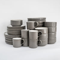 Ddoria Stoneware Complete Set - Granite Gray | Handmade & Robust — Ansicht 13