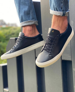 kūlson Sneaker "Piano" | Sustainable style | Cowhide leather &amp; recycled sole