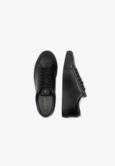 kūlson Sneaker Onyx – Italienisches Leder & Recycling-Sohle, handgefertigt Portugal