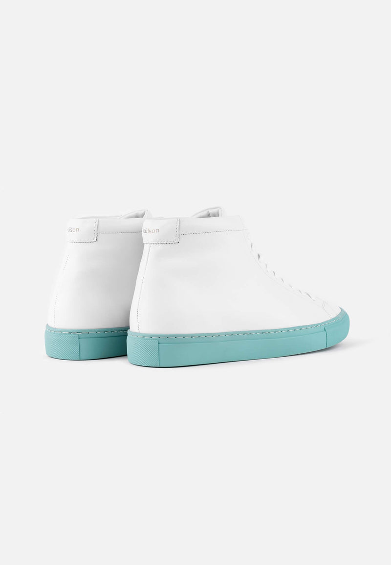kūlson Ocean Sneaker Dunkelblaues Rindsleder Handmade Portugal — Ansicht 4