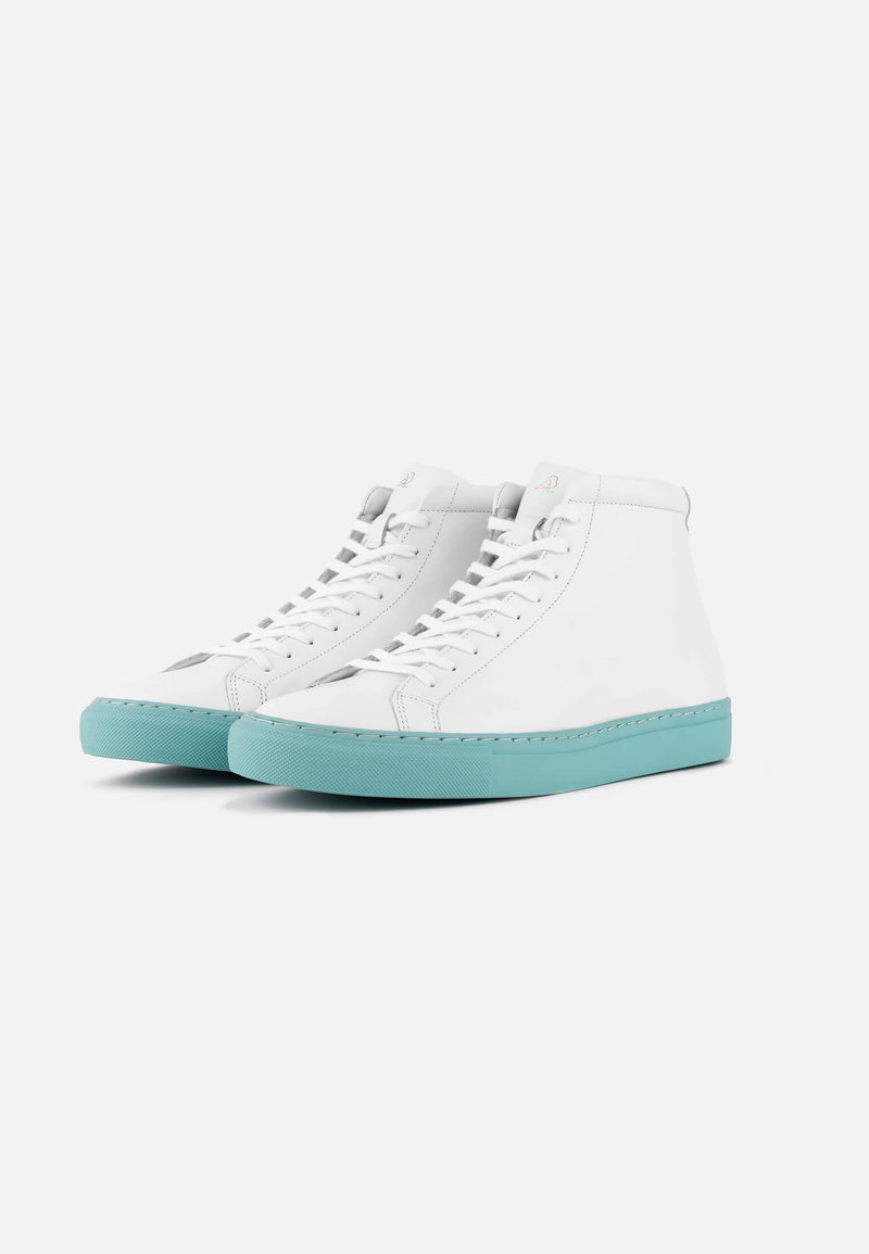 kūlson Ocean Sneaker Dunkelblaues Rindsleder Handmade Portugal — Ansicht 2