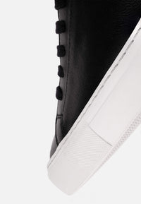 kūlson Black Salt Sneaker Schwarzes Rindsleder Recycelte Sohle Handmade Portugal — Ansicht 6