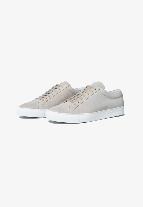kūlson Sneaker Willi Beiges Wildleder Handmade Portugal Recycelte Sohle