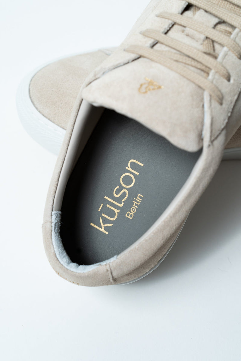 kūlson Sneaker Willi Beiges Wildleder Handmade Portugal Recycelte Sohle — Ansicht 7