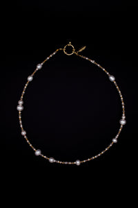 Laureline Pearl Necklace – Handmade Elegance | Miyuki & Freshwater Pearls — Ansicht 2