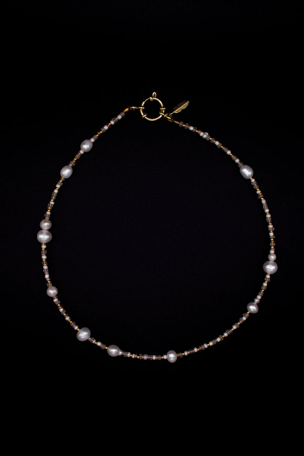 Laureline Pearl Necklace – Handmade Elegance | Miyuki & Freshwater Pearls