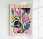 Frankfurt Local Flower Market Art Poster – Fine Art Canvas | Lebendige Blumenmotive