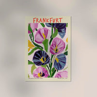 Frankfurt Local Flower Market Art Poster – Fine Art Canvas | Lebendige Blumenmotive — Ansicht 3