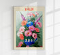 Köln Local Flower Market Art Poster – Fine Art Print | Bunte Illustration